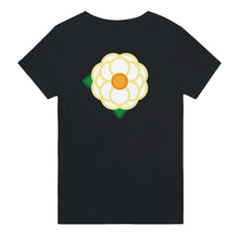 Load image into Gallery viewer, Simple White Rose - heavyweight unisex t-shirt