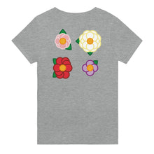 Load image into Gallery viewer, Simple Rose Quartet - heavyweight unisex t-shirt