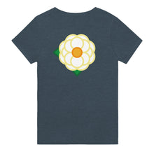 Load image into Gallery viewer, Simple White Rose - heavyweight unisex t-shirt