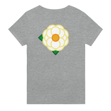 Load image into Gallery viewer, Simple White Rose - heavyweight unisex t-shirt