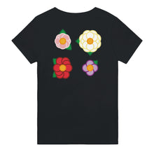 Load image into Gallery viewer, Simple Rose Quartet - heavyweight unisex t-shirt