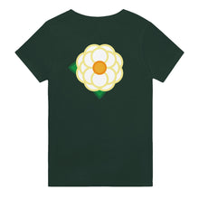 Load image into Gallery viewer, Simple White Rose - heavyweight unisex t-shirt