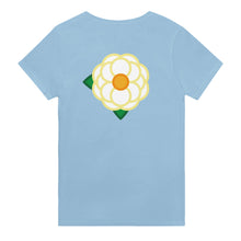 Load image into Gallery viewer, Simple White Rose - heavyweight unisex t-shirt