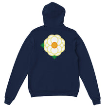 Load image into Gallery viewer, Simple White Rose - unisex hoodie
