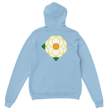 Load image into Gallery viewer, Simple White Rose - unisex hoodie

