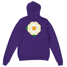 Load image into Gallery viewer, Simple White Rose - unisex hoodie
