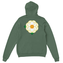 Load image into Gallery viewer, Simple White Rose - unisex hoodie
