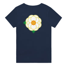 Load image into Gallery viewer, Simple White Rose - heavyweight unisex t-shirt
