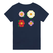 Load image into Gallery viewer, Simple Rose Quartet - heavyweight unisex t-shirt
