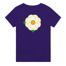 Load image into Gallery viewer, Simple White Rose - heavyweight unisex t-shirt
